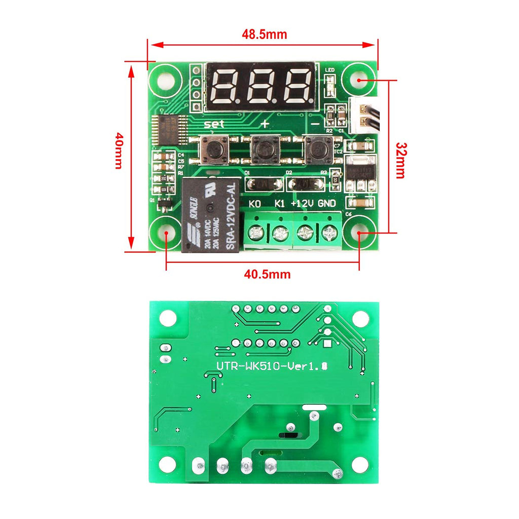 W1209 Digital Temperature Controller Module 3Pack with Case S384