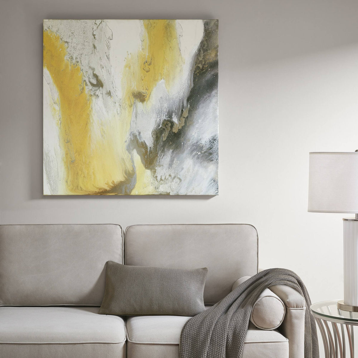 Yellow Canvas 36X36 X1089