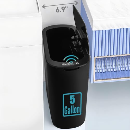 Black Automatic Motion Sensor Trash Can H536