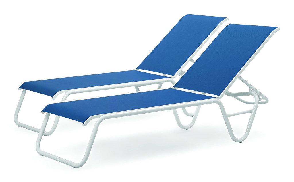 Gloss White Outdoor Chaise Set R32144