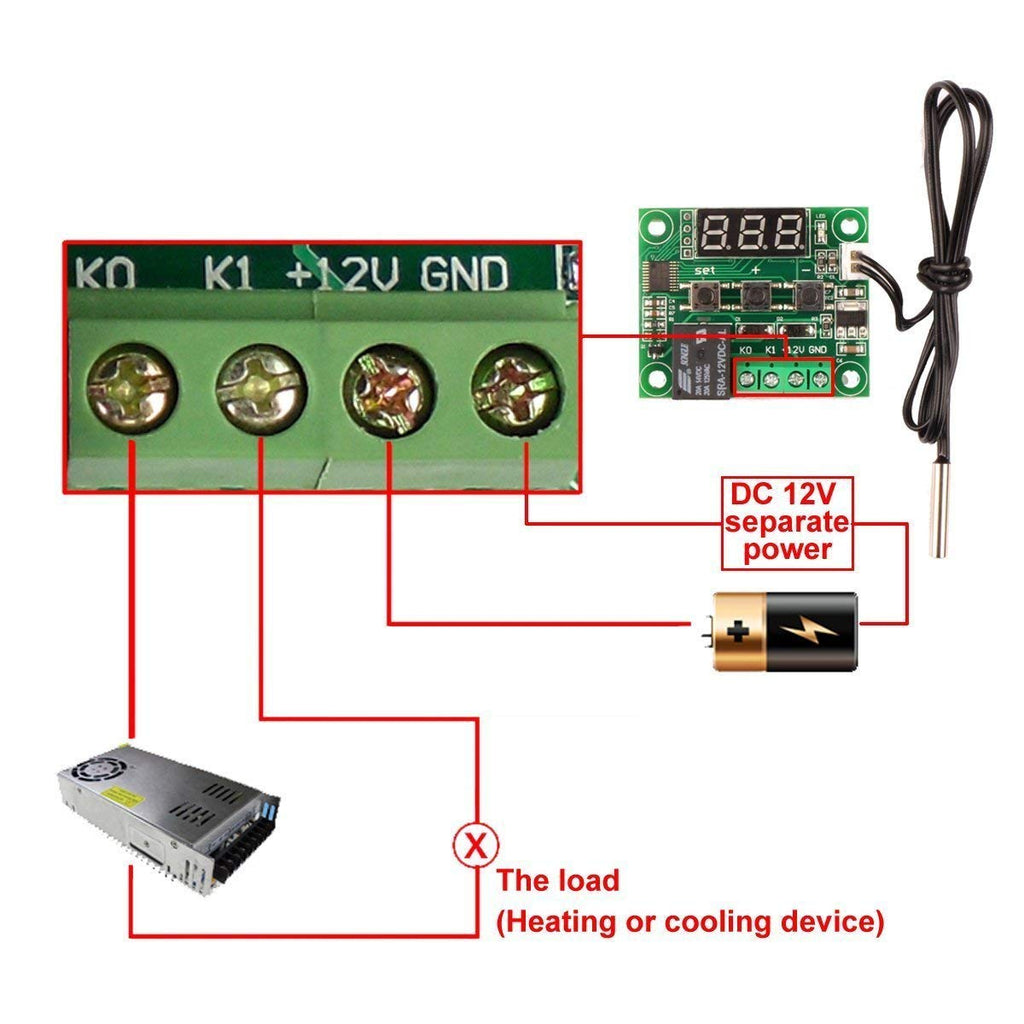 W1209 Digital Temperature Controller Module 3Pack with Case S384