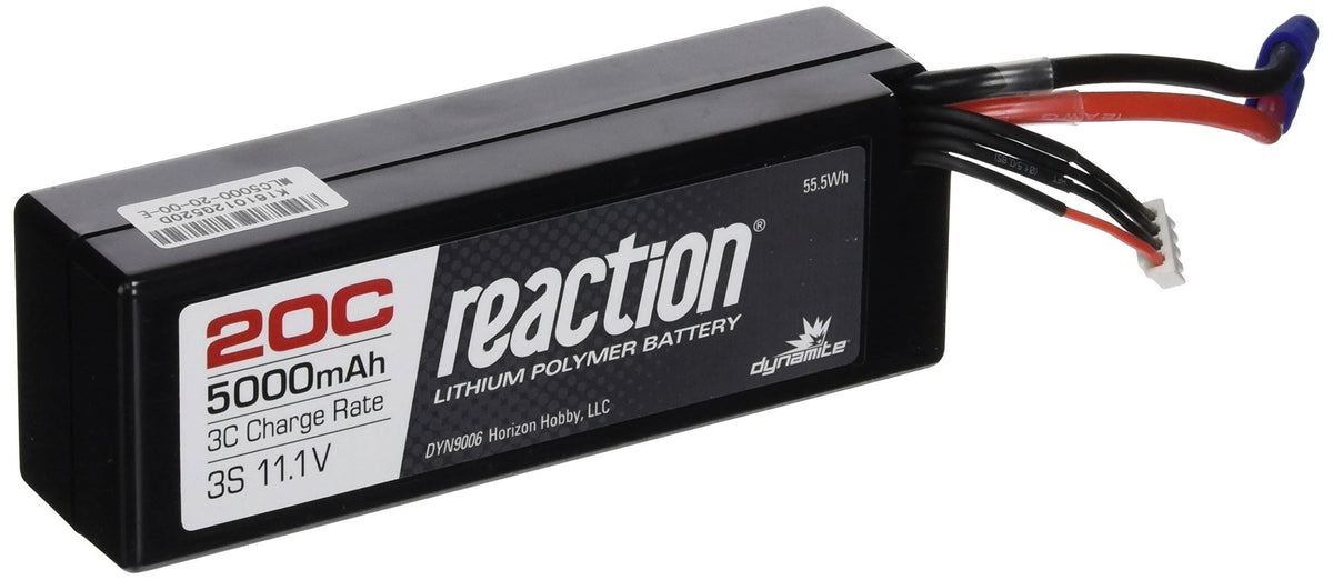 11.1V 5000mAh 3S 20C Lipo Hard Case U36182