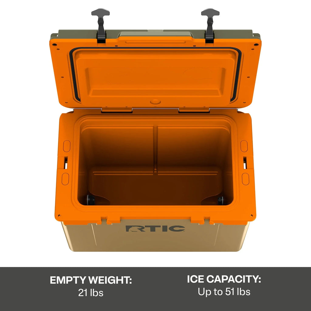 52 QT Ultra-Light Hard-Sided Ice Chest Cooler M1157